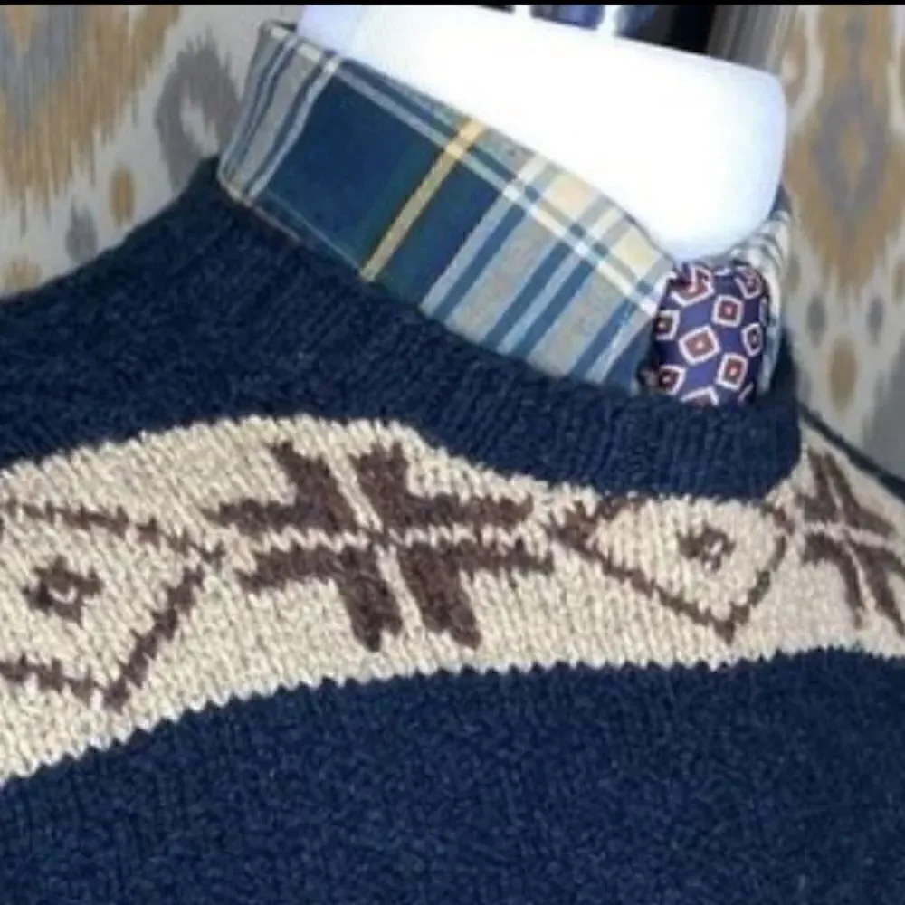 Polo Sport 1999 Vintage RL67  Hand-knit Mallard Duck Sweater